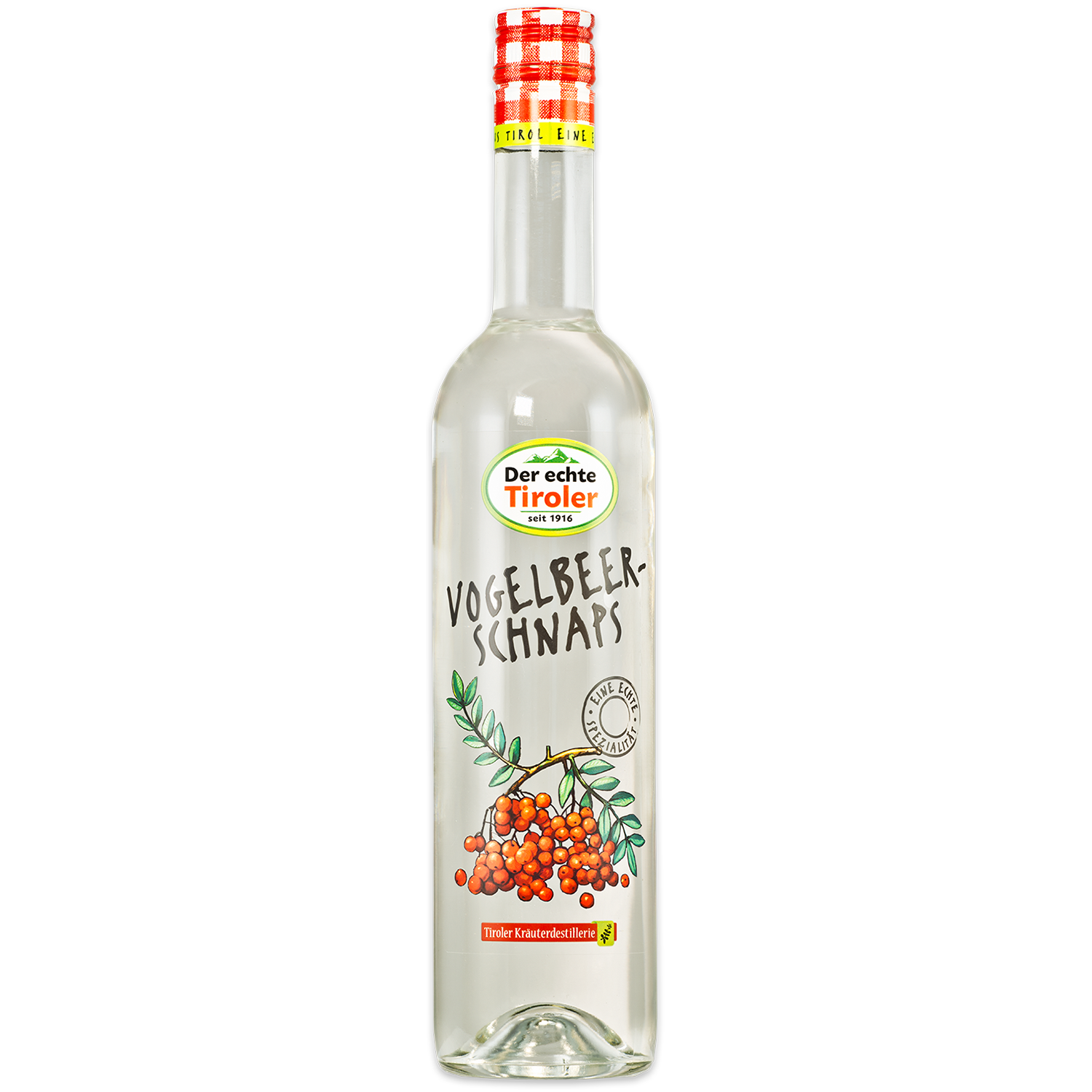 Tiroler Vogelbeeren Schnaps der Kräuterdestillerie