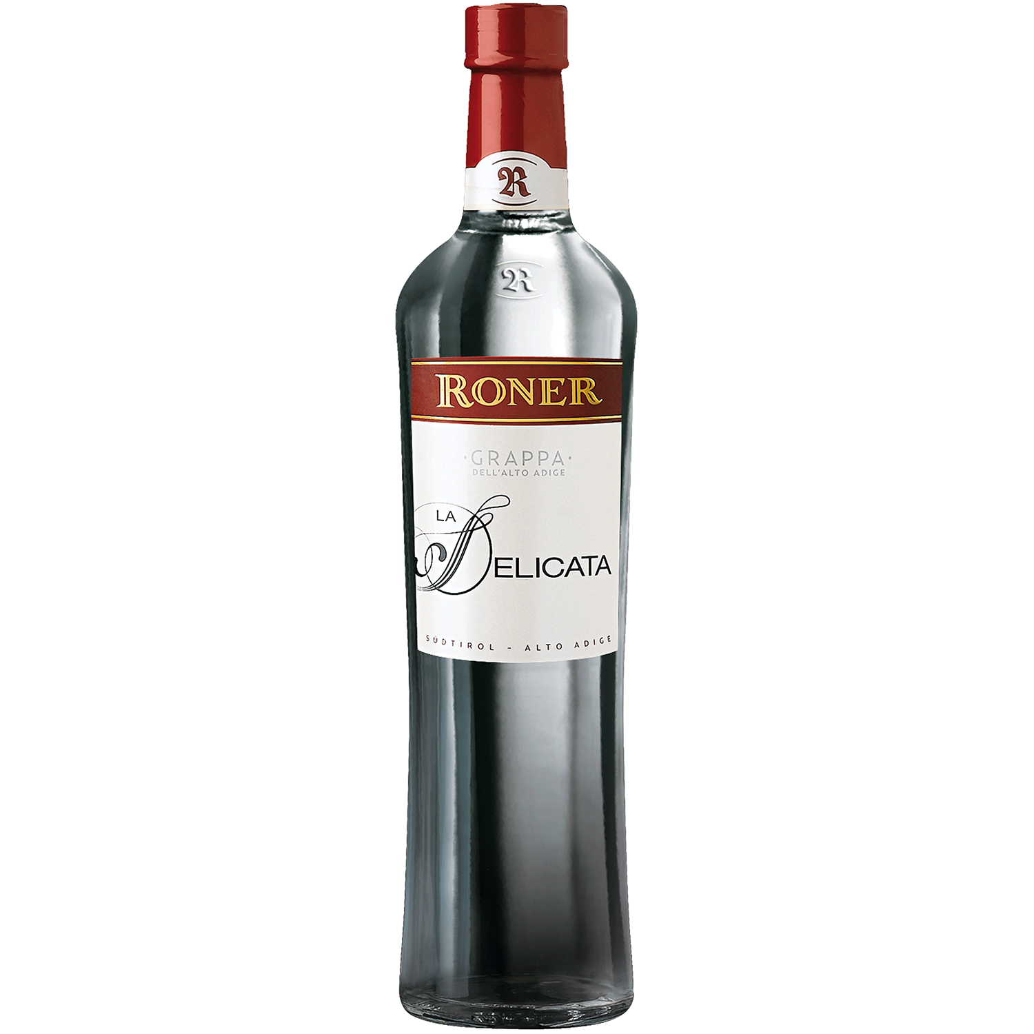 Grappa La Delicata by Roner in 700ml bottle