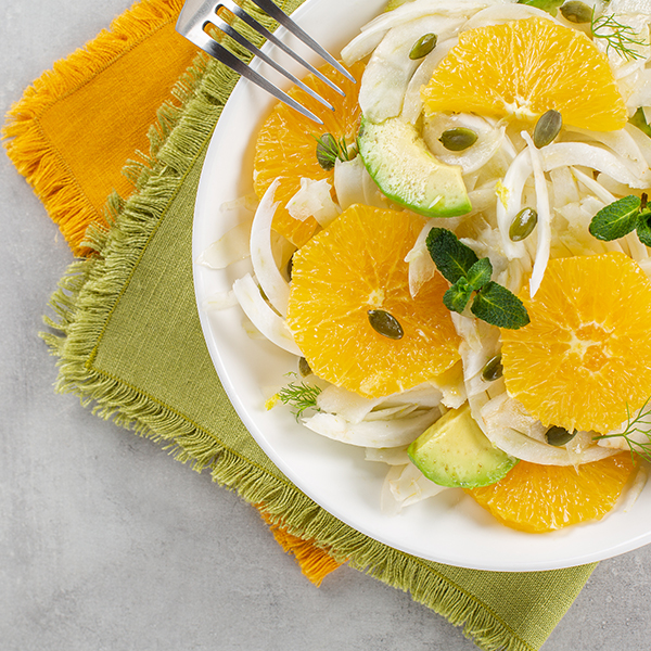 Fenchel-Orangensalat Rezept