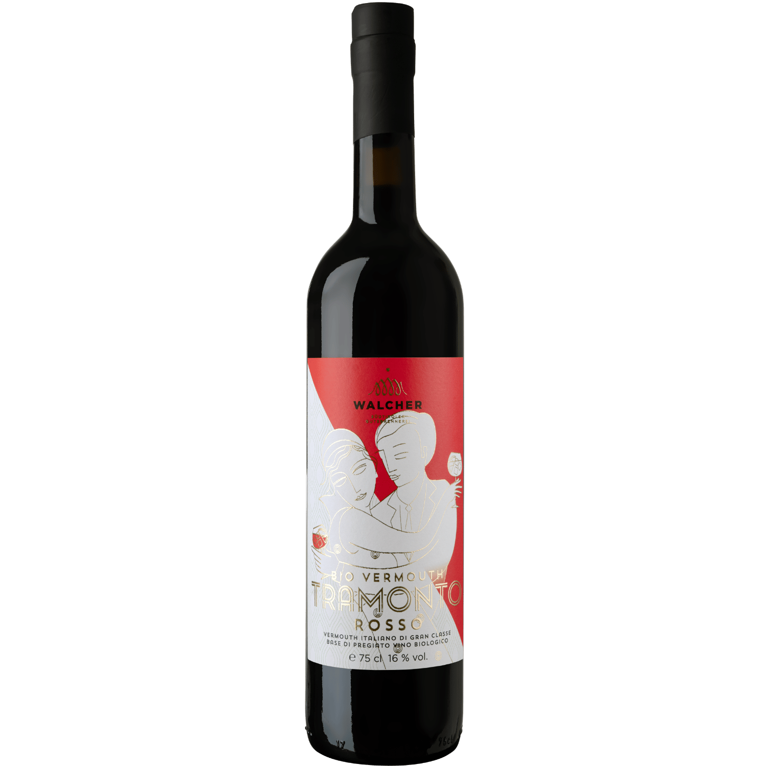 Flasche Wermut Vermouth Tremonto rosso von Walcher 700 ml