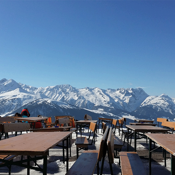 Skihütten im Zillertal