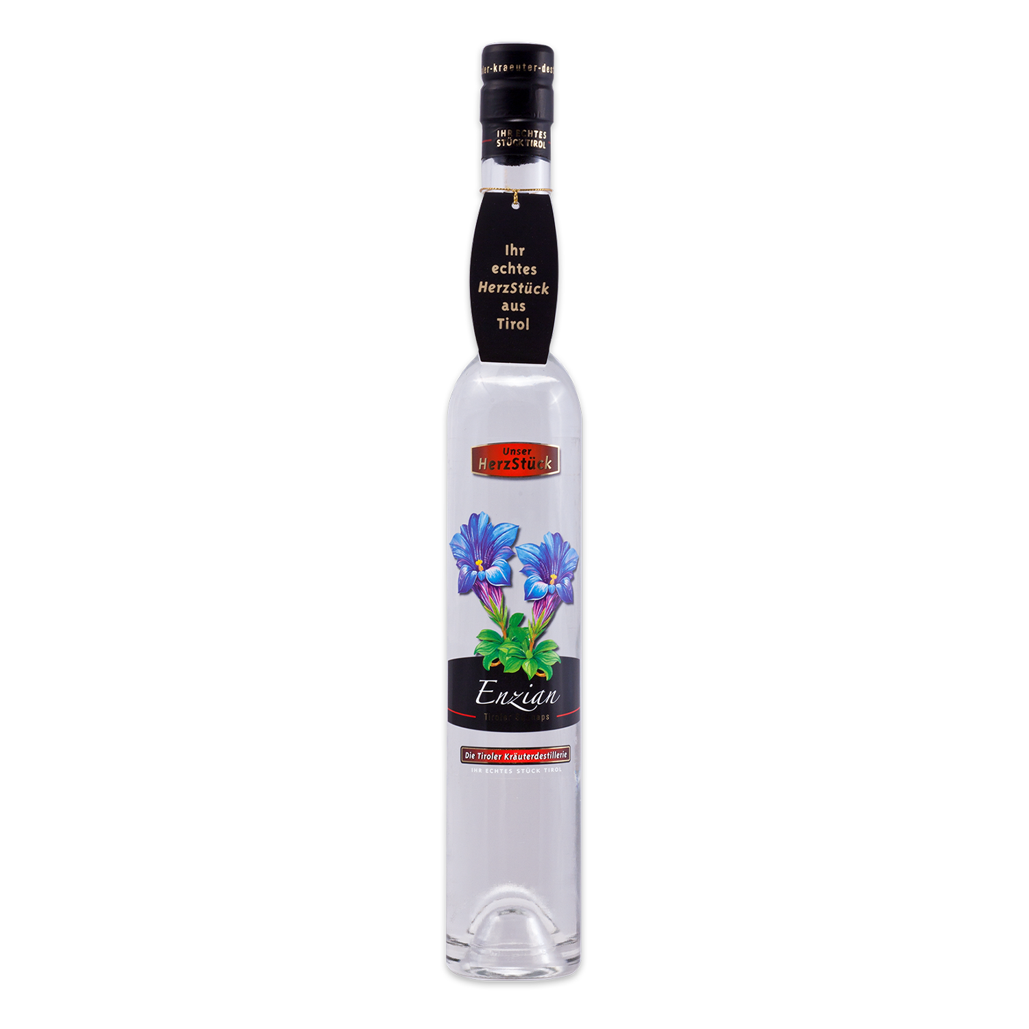 Real Gentian Schnapps in 350ml bottlefrom the Tiroler Kräuterdestillerie