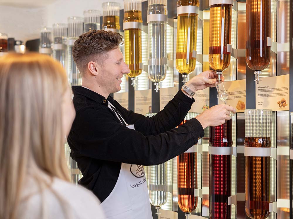 Likör Verkostung in Tirol Geniessen Shop in Sölden