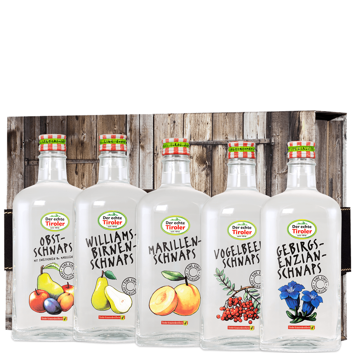 Schnaps Box 5er 40% Vol