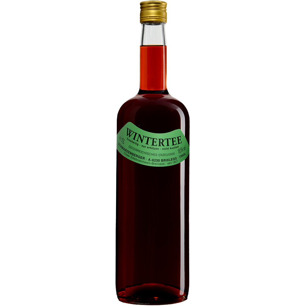 Schwarzenberger Wintertee in 1l bottle by Edelbrennerei Schwarzenberger