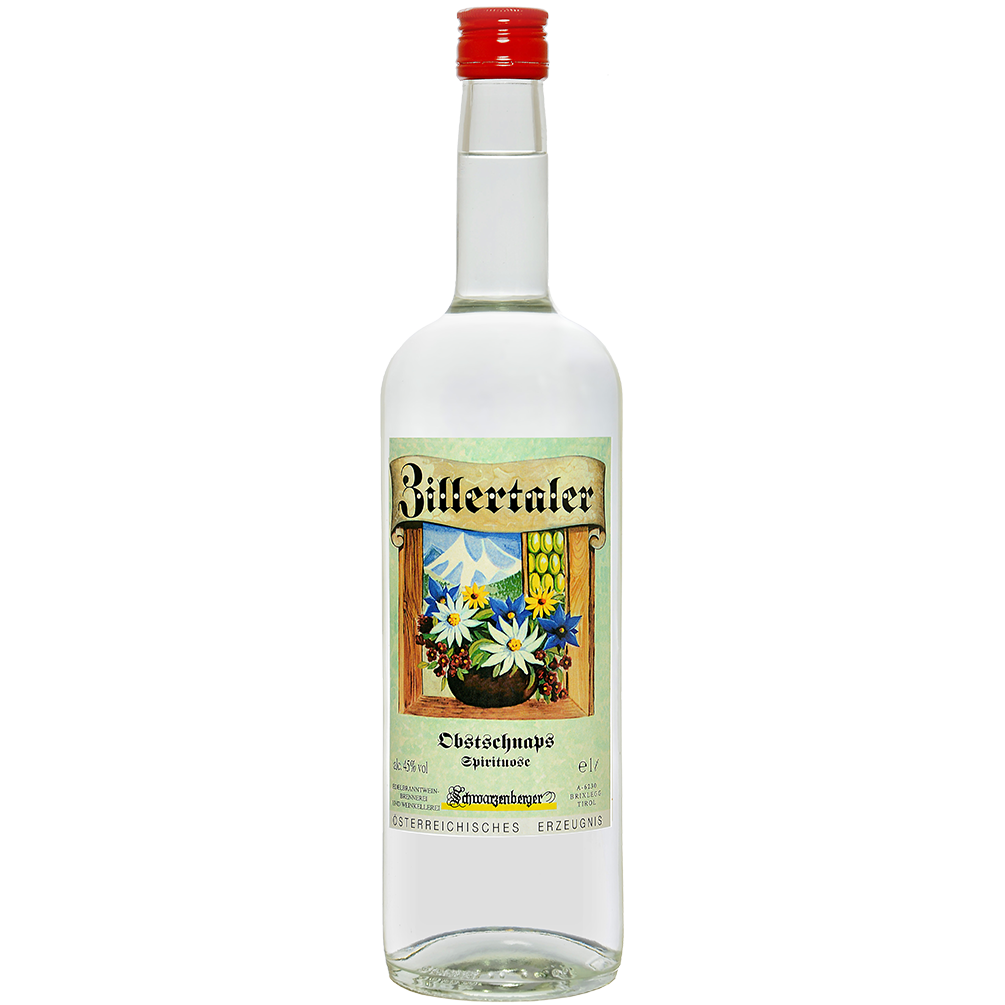 Zillertaler Fruit Schnapps in 1l bottle by Edelbrennerei Schwarzenberger