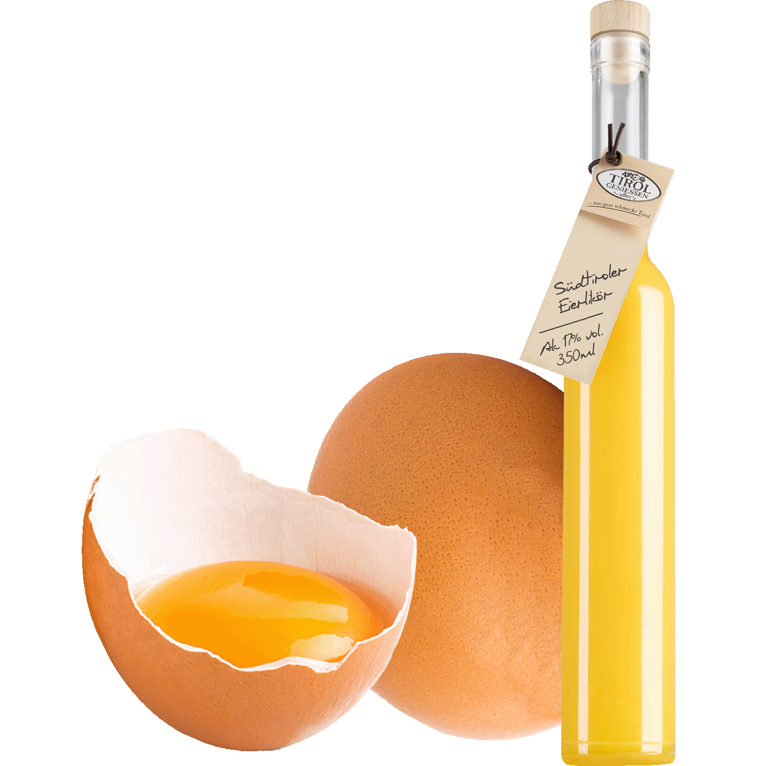 Südtiroler Eierlikör in Geschenkflasche aus Österreich von Tirol Geniessen