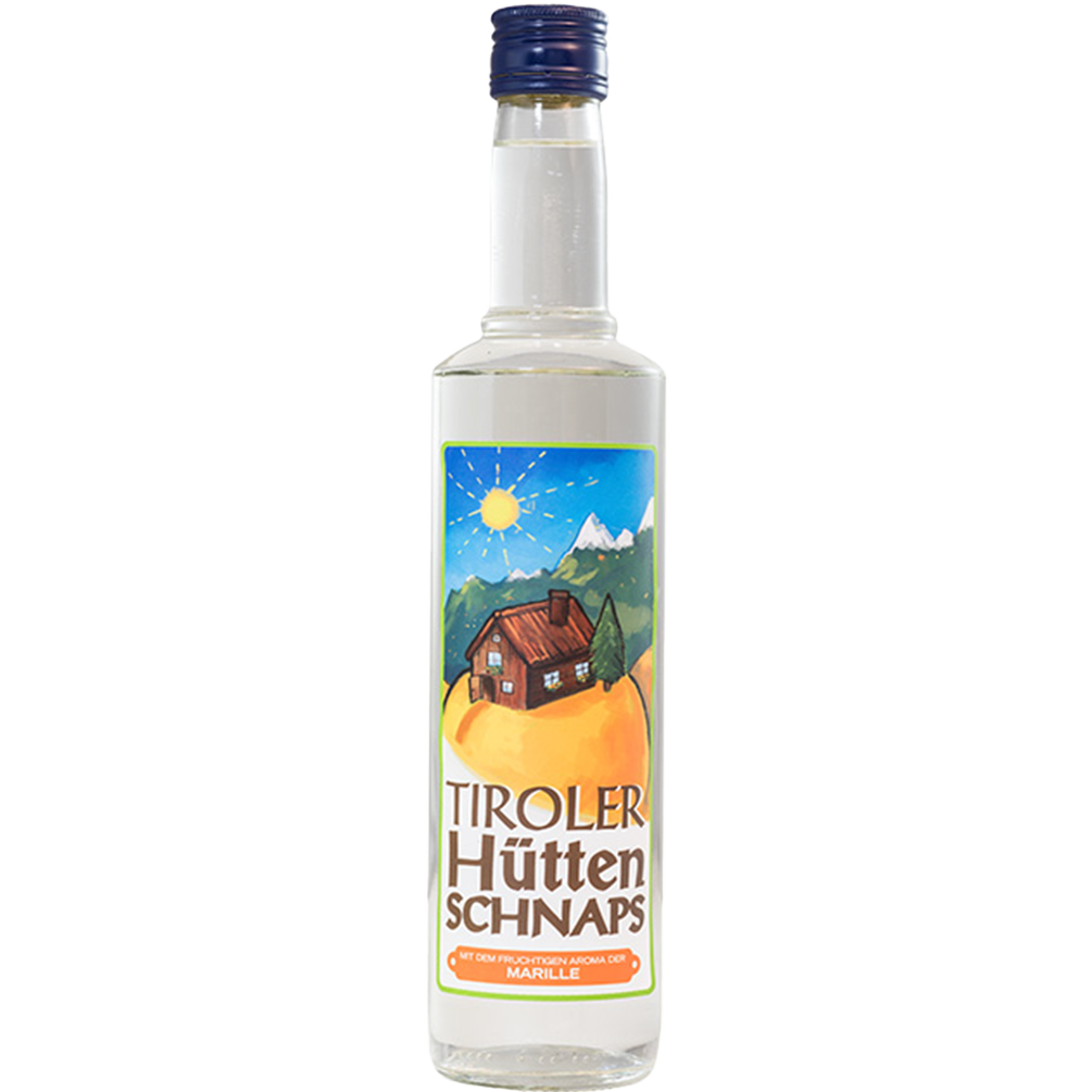 Hut Schnapps Apricot in 500ml bottle from Alpenländische Spezialitäten