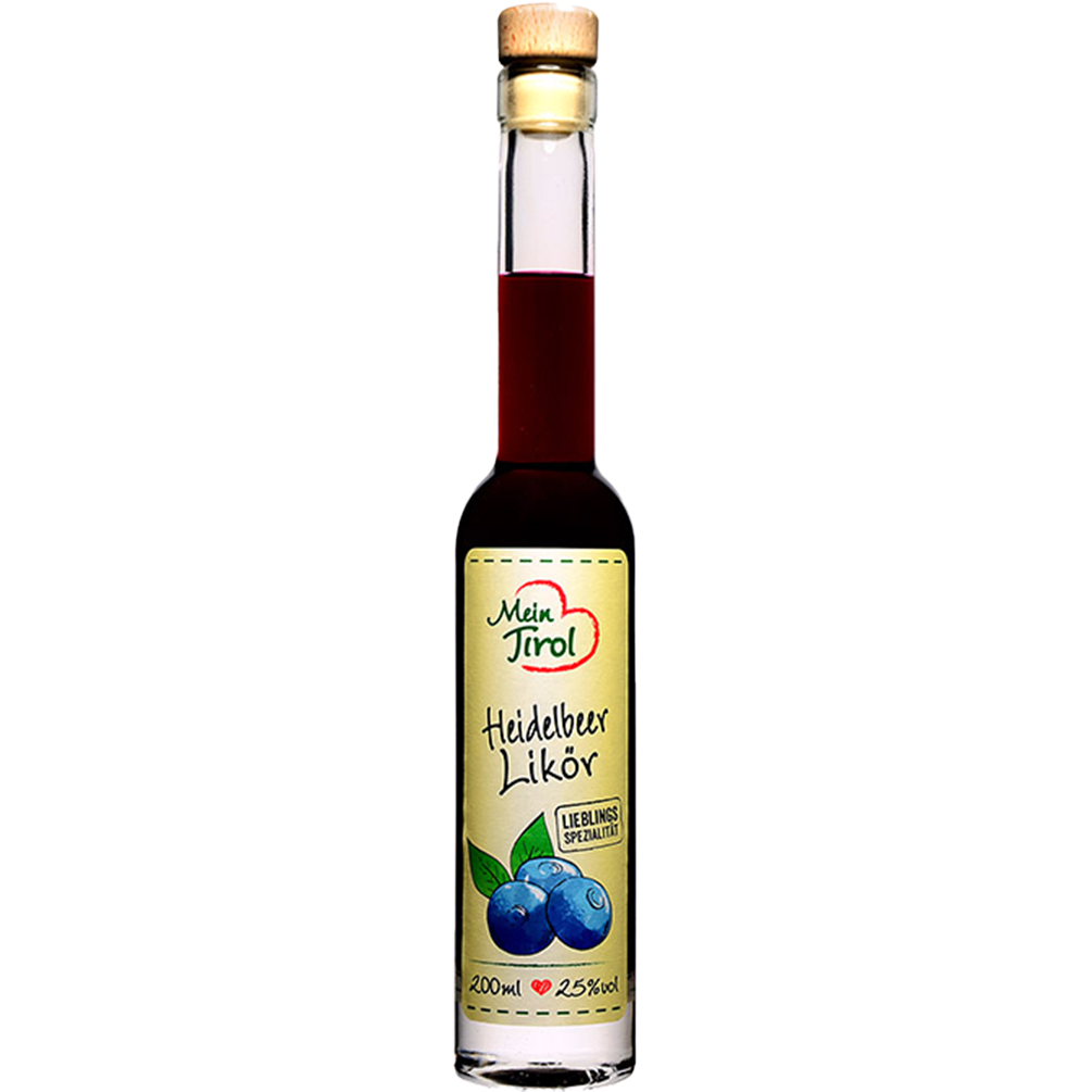 Blueberry Liqueur in 200ml bottle from Alpenländische Spezialitäten