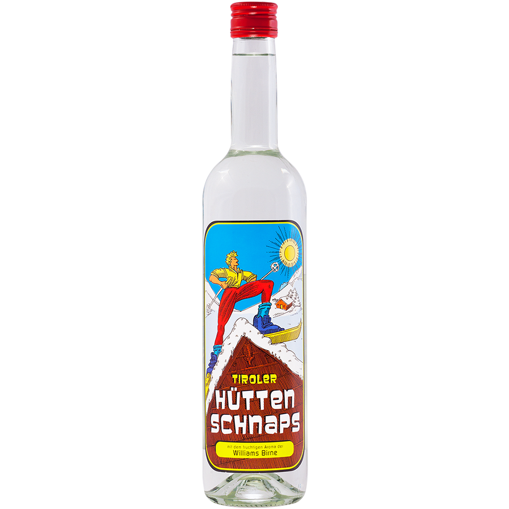 Hüttenschnaps Williams in 1l Flasche von Alpenländische Spezialitäten