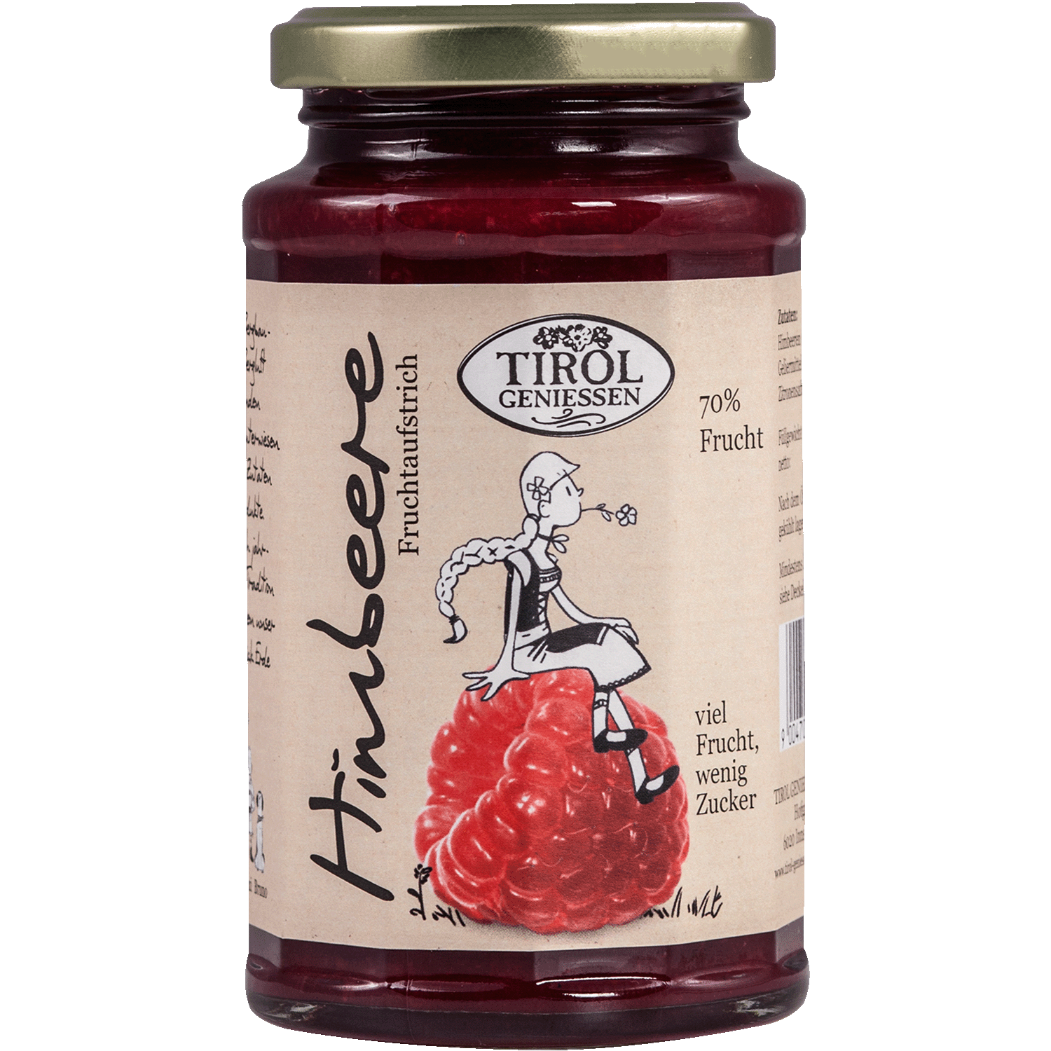 Himbeer Fruchtaufstrich von Tirol geniessen