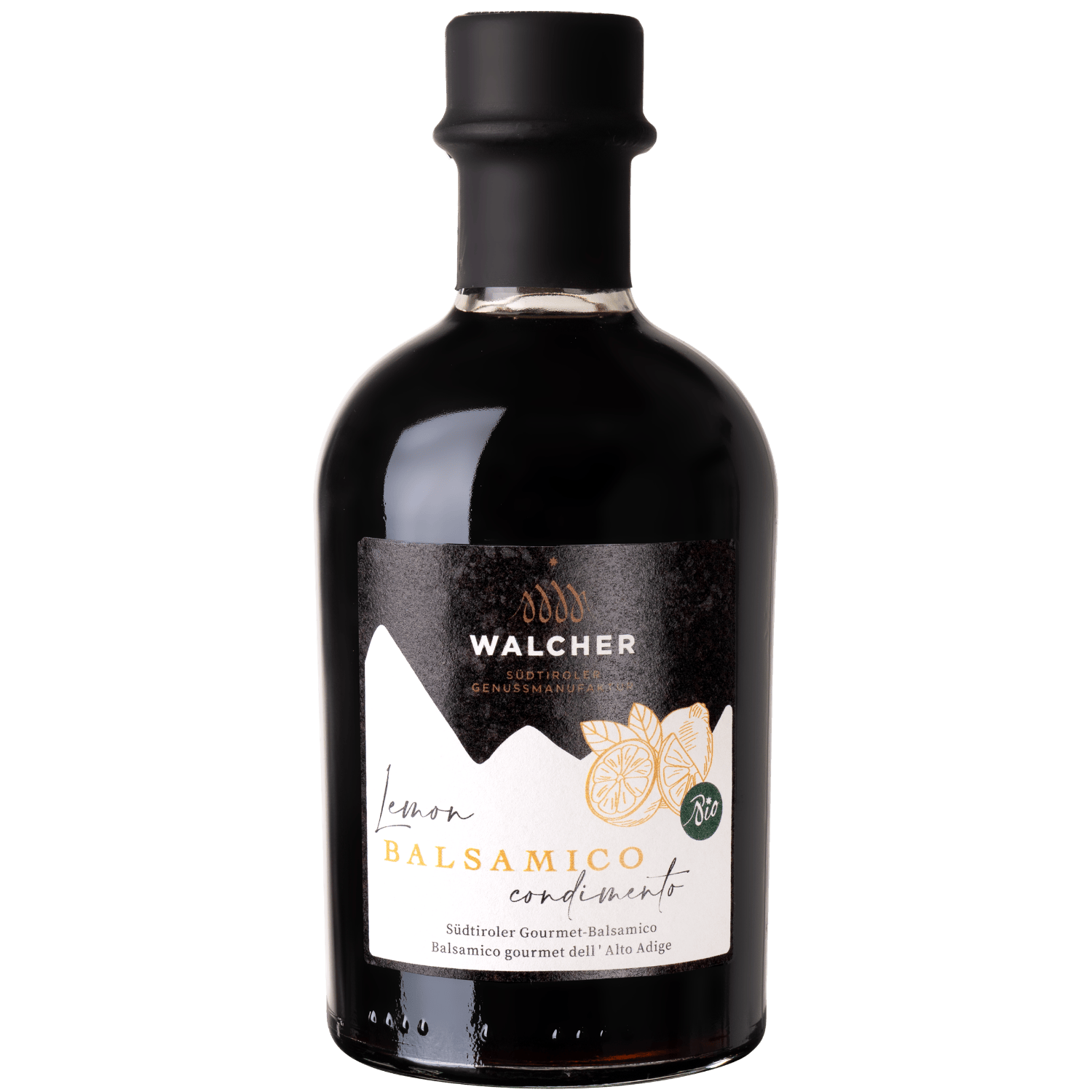 Flasche Walcher Bio Balsamico Essig Limone 250 ml