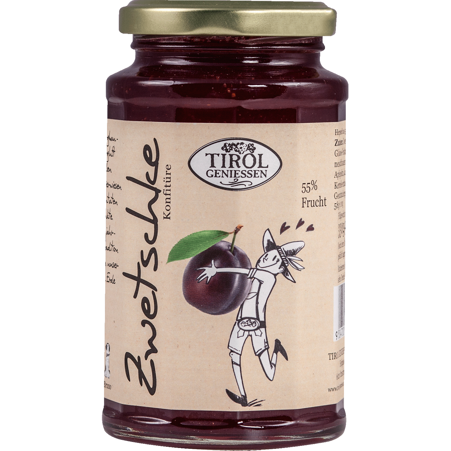 Plum Jam from Austria from Tirol Geniessen