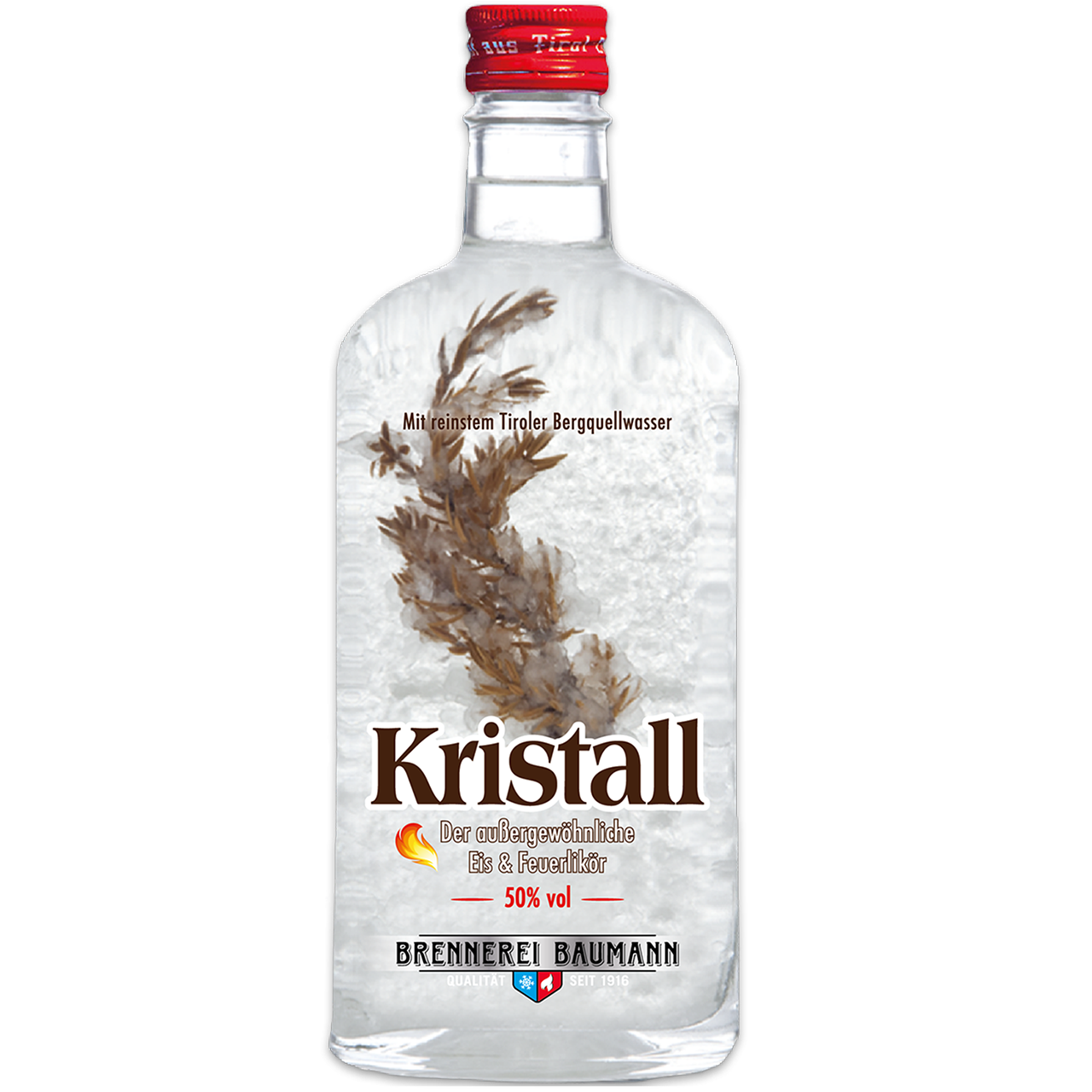 Kristall Liqueur in 500ml bottle from Brennerei Baumann