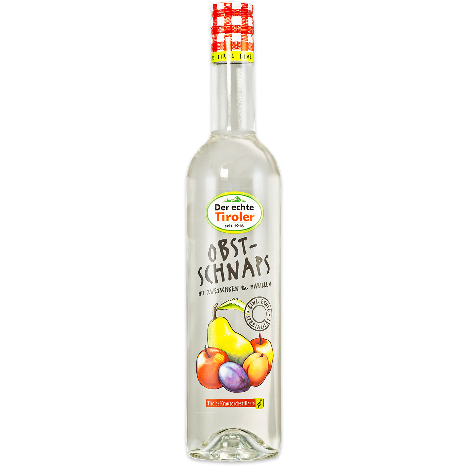 Tiroler Obstler Obst Schnaps der Kräuterdestillerie 