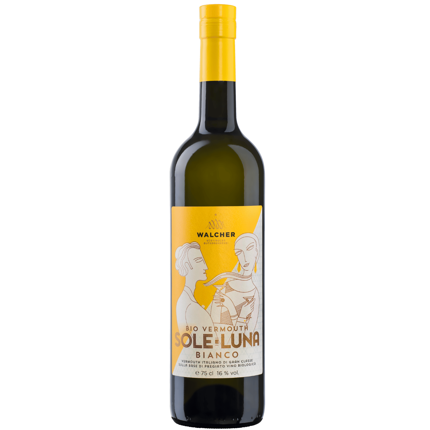 Flasche Wermut Vermouth Sole e luna von Walcher 700 ml