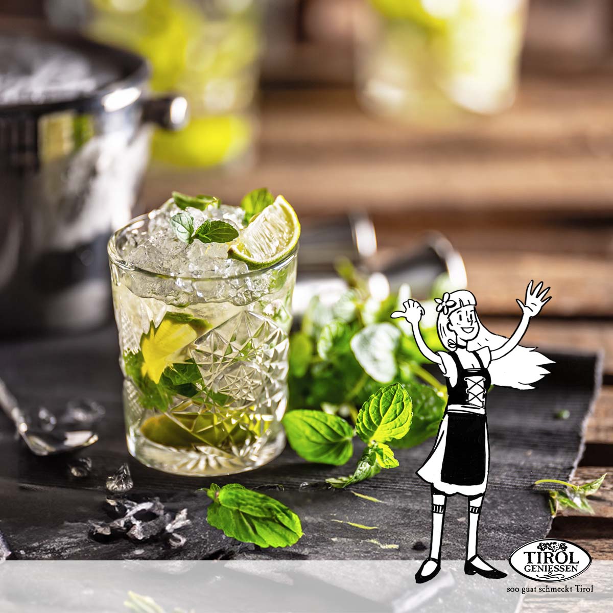 Zirben Mojito Cocktail