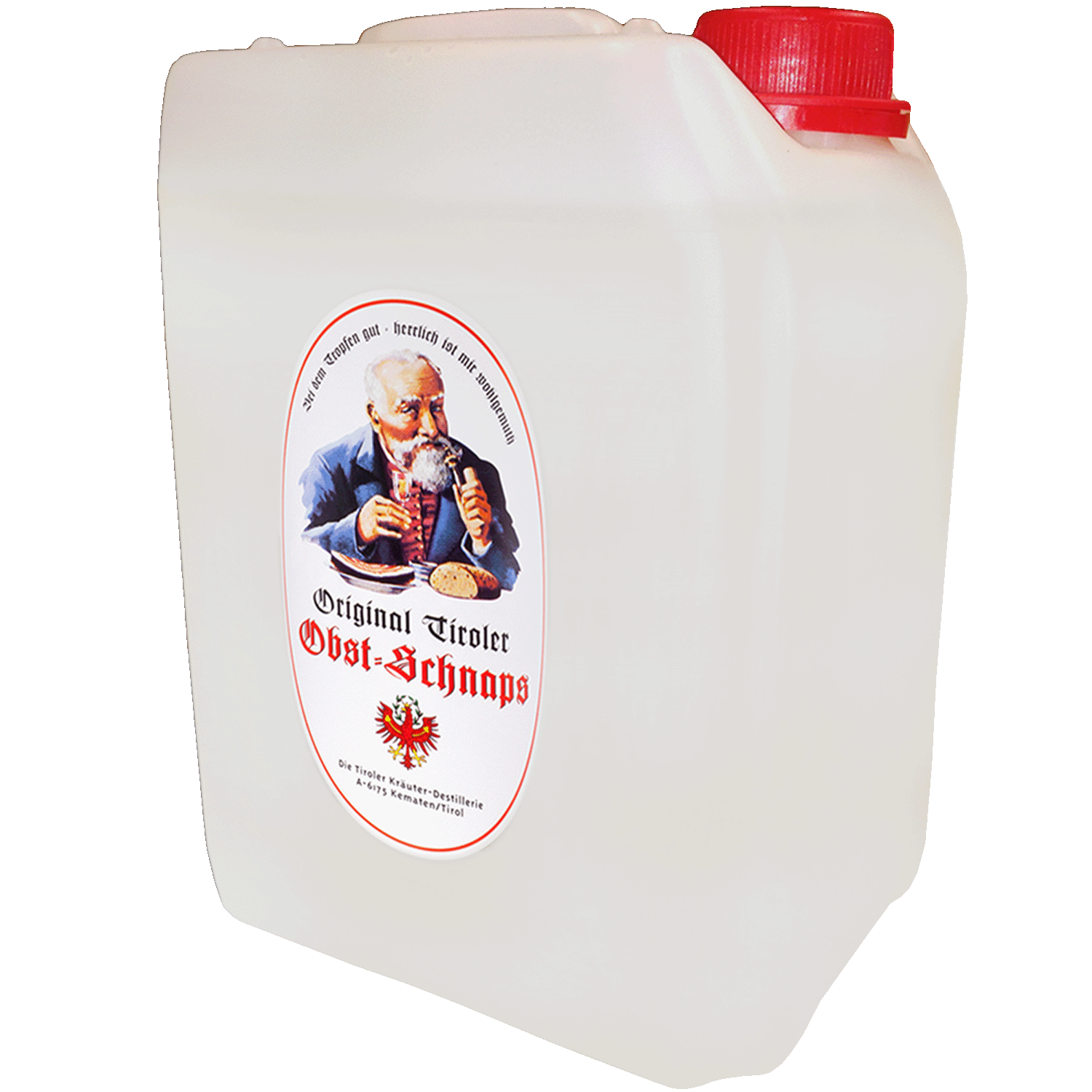 Fruit Schnapps in 5l canister from Alpenländische Spezialitäten 