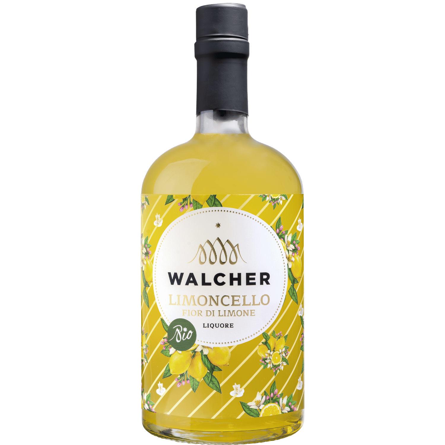 Flasche Bio Limoncello Zitronen Likör von Walcher 700 ml