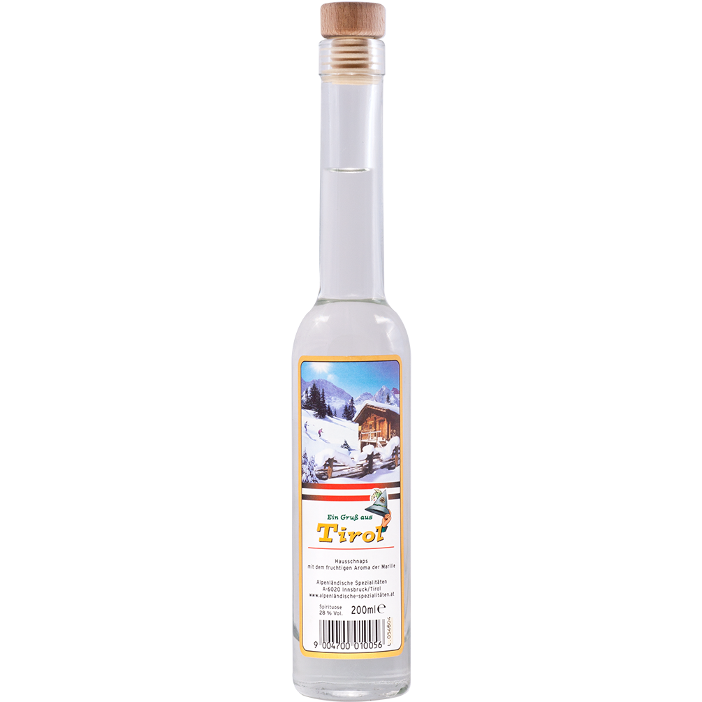 Tyrolean House Schnapps in 200ml bottle from Alpenländische Spezialitäten