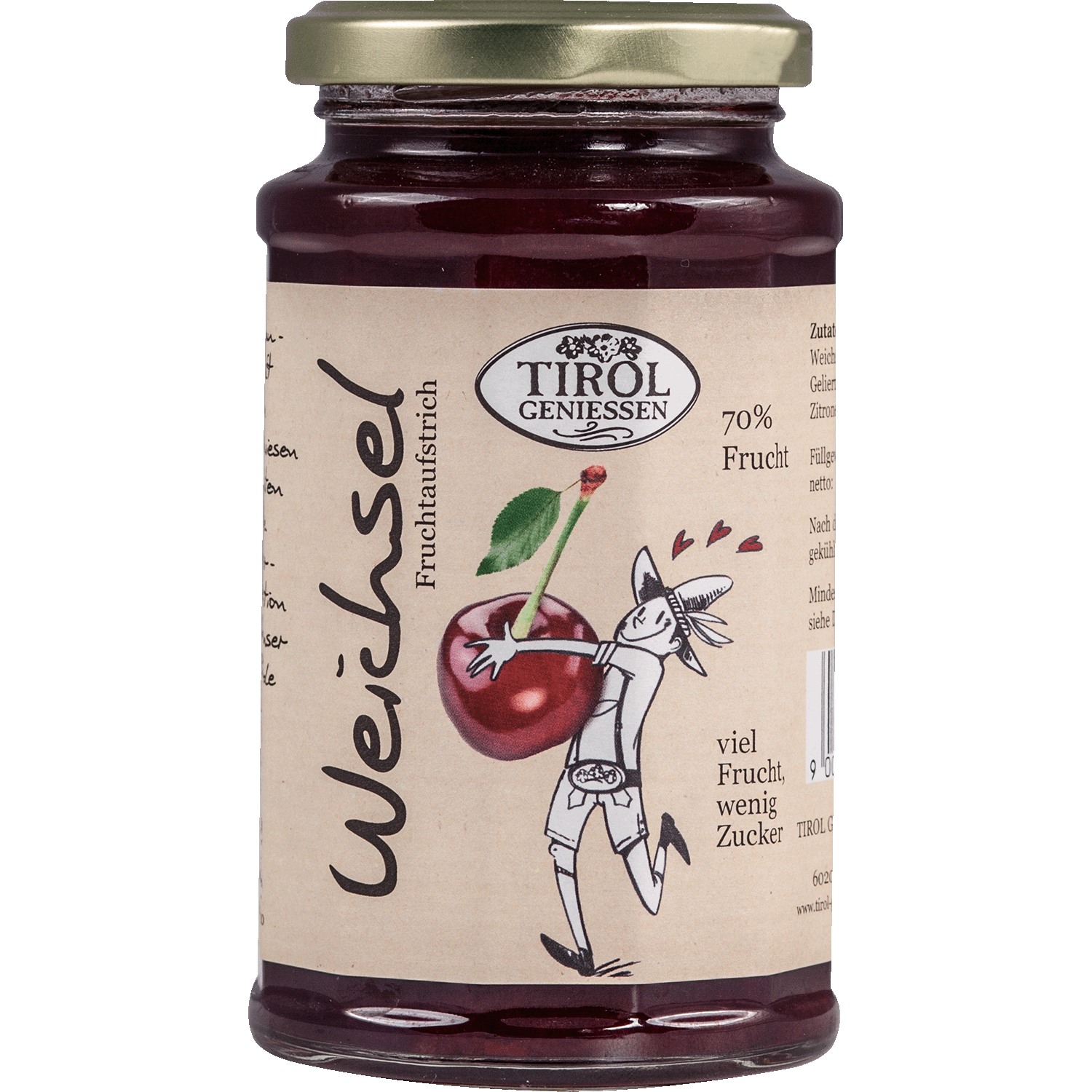 Weichsel Marmelade aus Österreich von Tirol Geniessen