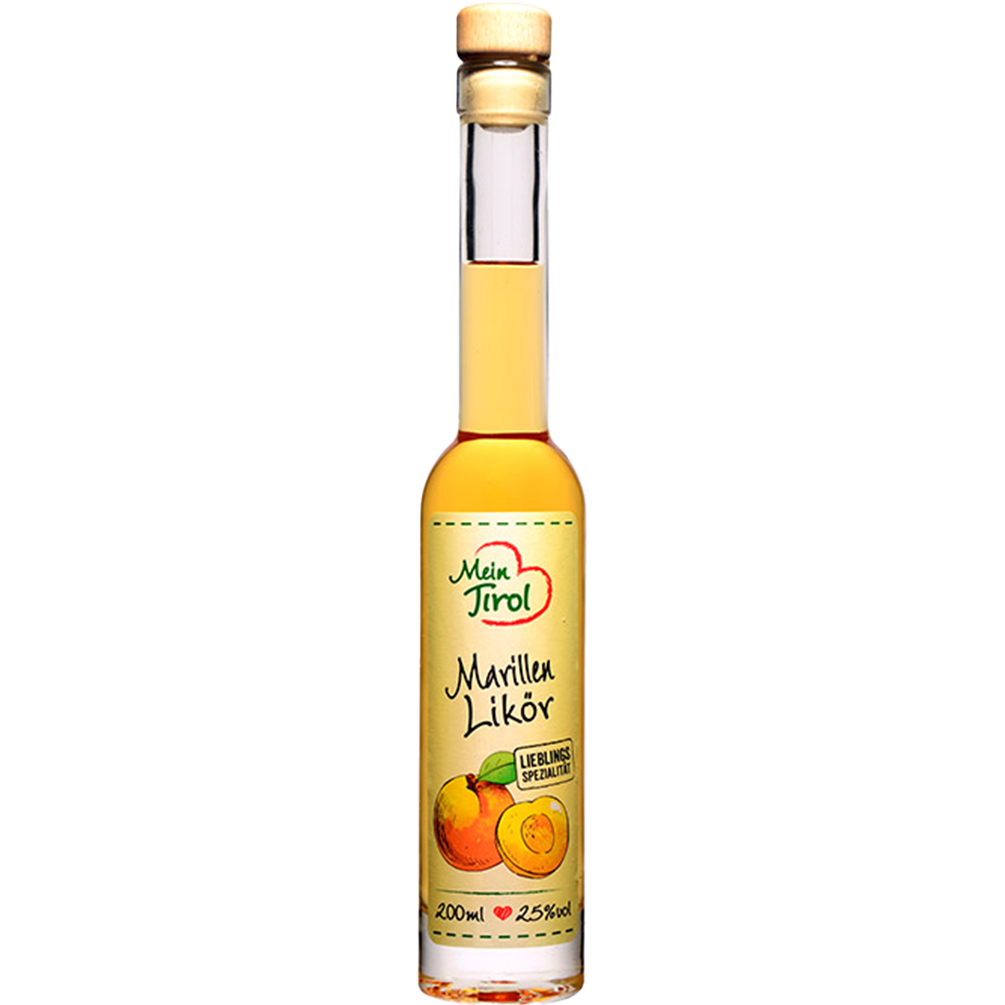 Apricot Liqueur in 200ml bottle from Alpenländische Spezialitäten