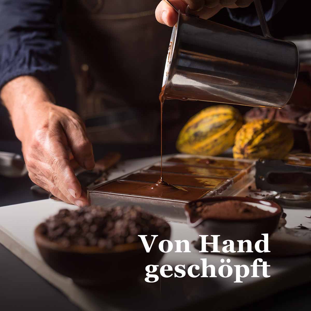 Handgeschöpfte Schokolade von Tirol Geniessen