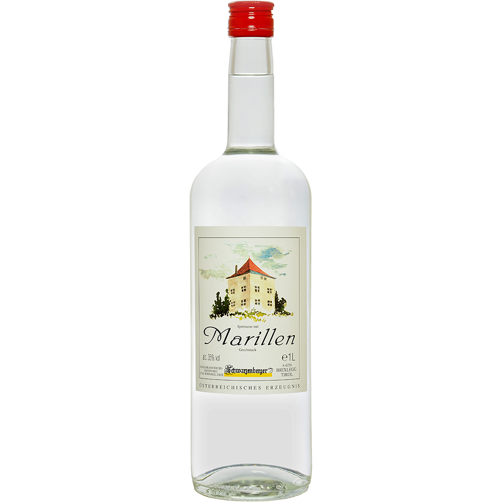 Marillen Edelspirituose in 1l Flasche der Edelbrennerei Schwarzenberger