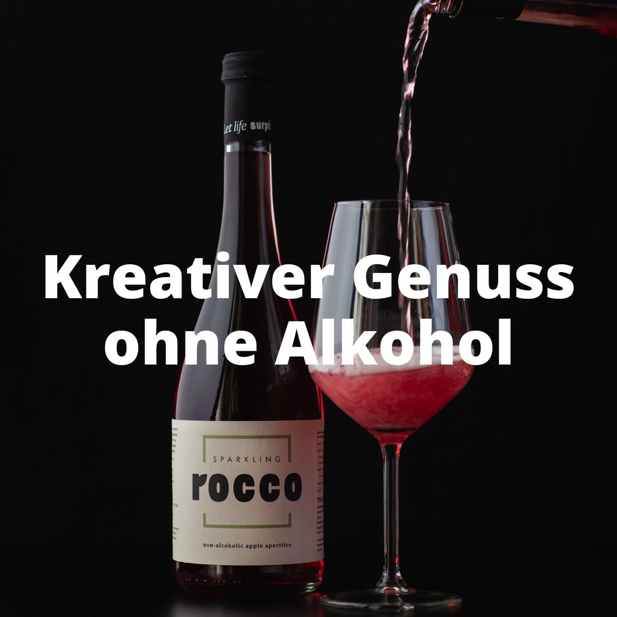 Alkoholfreier Apfelaperitiv aus aus den für Cocktails von Rocco