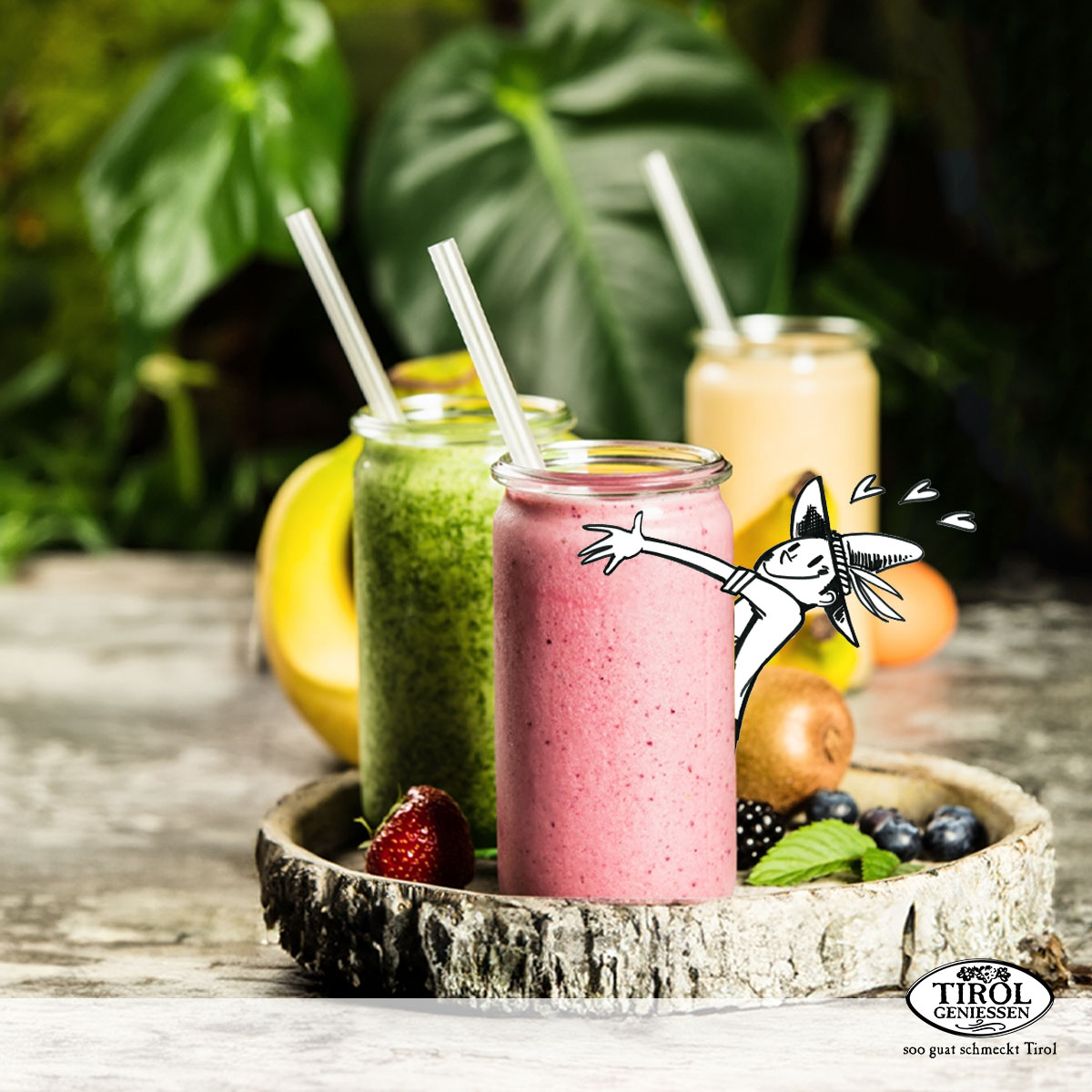Smoothies mit Schuss