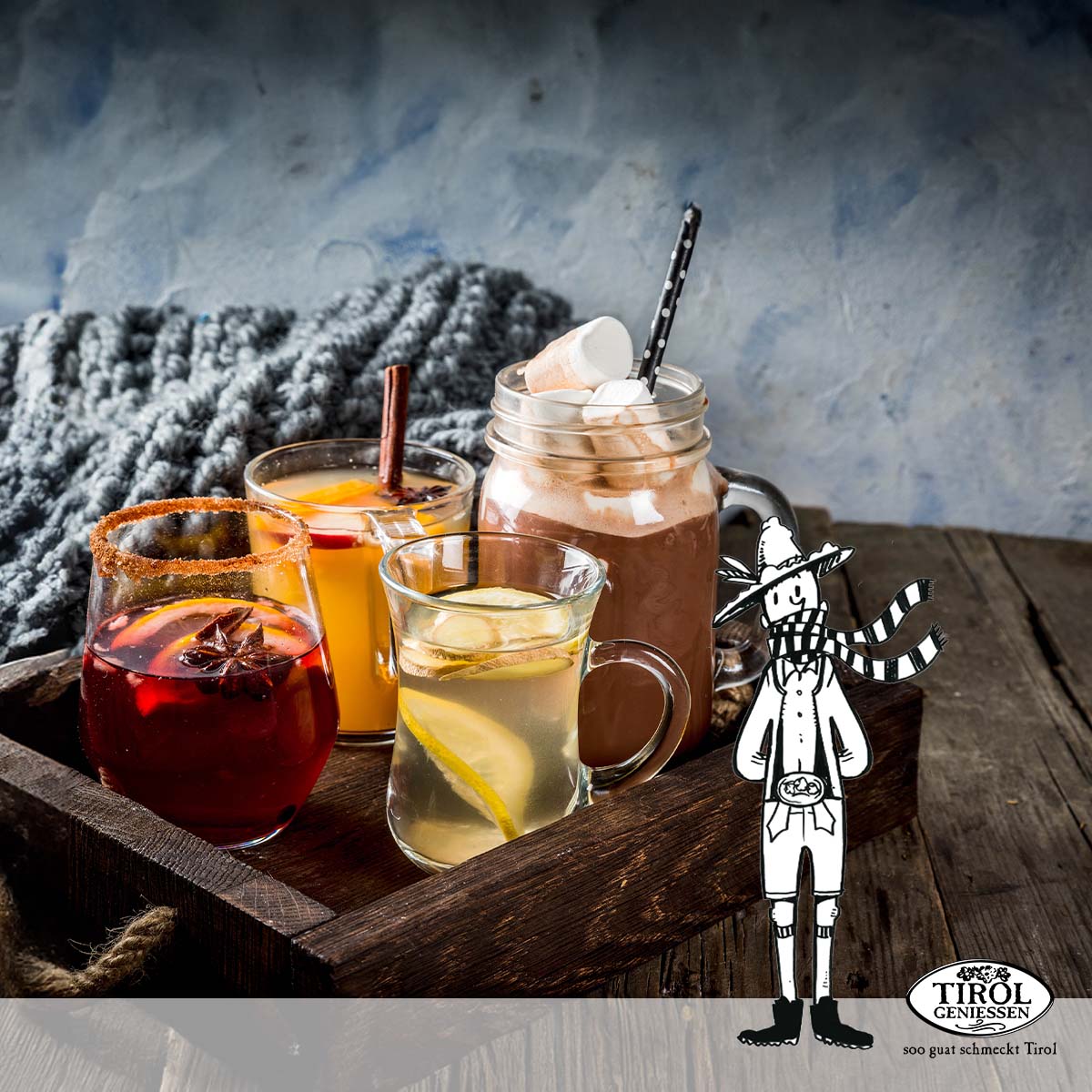 Heiße Cocktails für kalte Wintertage
